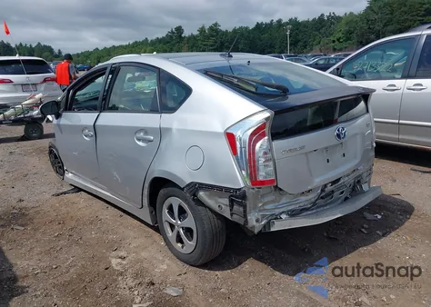 2012 Toyota Prius Three from USA, damaged, VIN JTDKN3DU9C1551552